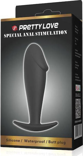 Pretty Love Special Anal Stimulation Anal Plug Black 10cm