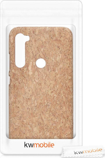 KWmobile Cork Back Cover Wooden Brown (Redmi Note 8T)