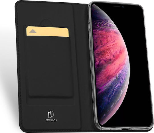 Dux Ducis Skin Pro Book Piele artificială Negru (iPhone 11 Pro Max)