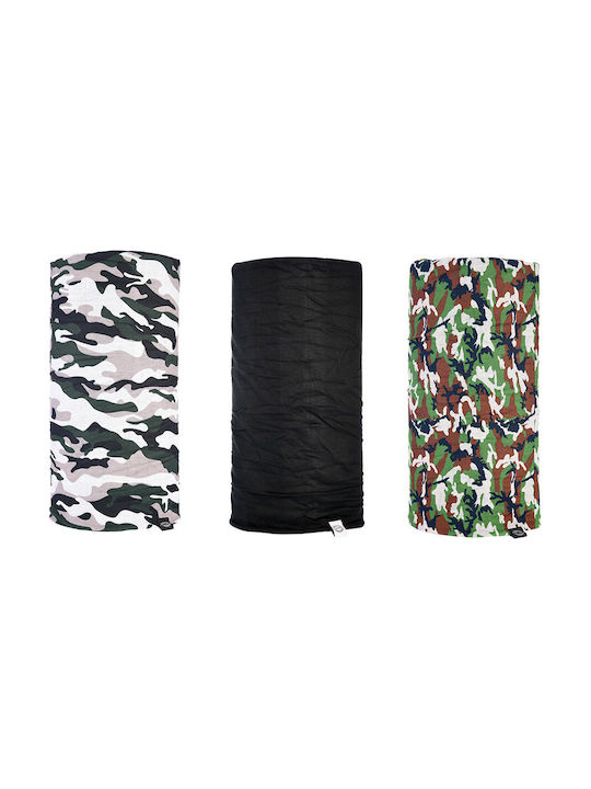 Oxford Comfy Camo 3 Pack Polyester Rider Collar Multicolour