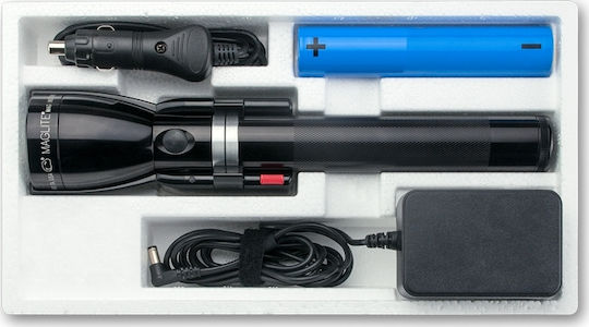Maglite Rechargeable Flashlight LED IPX4 with Maximum Brightness 1082lm ML150LR-4019 Black