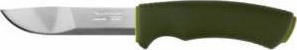 Morakniv Bushcraft Forest Knife Khaki with Blade made of Stainless Steel in Sheath