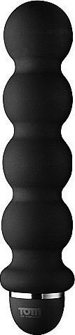 Tom of Finland Stacked Ball 5X Anal Vibrator Black 19cm