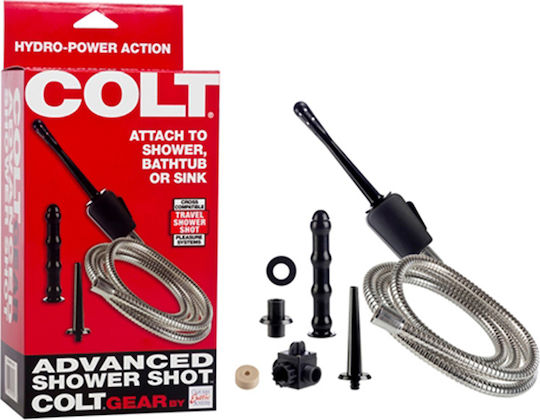 Colt Advanced Shower Shot Πρωκτικό Ντους Black 12cm