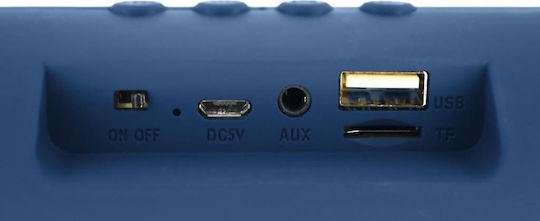 MaxCom Maxton Masaya MX116 Ηχείο Bluetooth 3W με Ραδιόφωνο και Διάρκεια Μπαταρίας έως 4 ώρες Μπλε