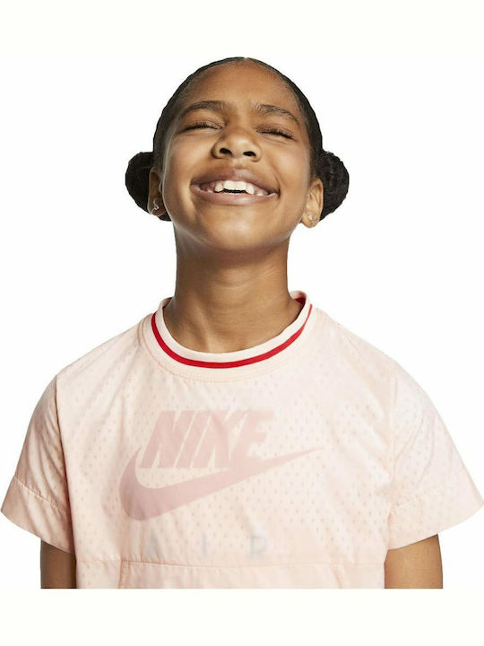 Kids' Shirt Short Sleeve Pink AIR