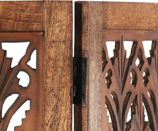 vidaXL Decorative Room Divider Wooden with 5 Panels 200x165cm