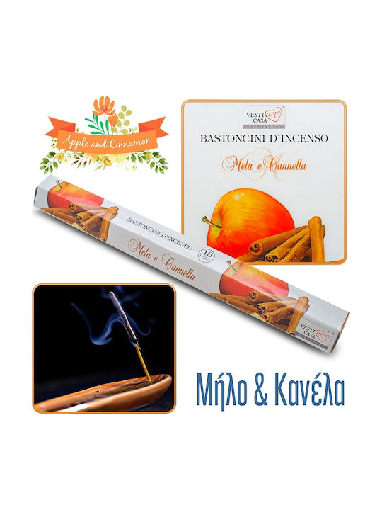 Fragrance Sticks with Fragrance Apple & Cinnamon 0819.031 16pcs