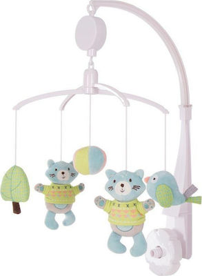 Kikka Boo Mobile for Cot with Music Kit The Cat for 0++ Months 31201010116