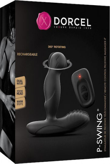 Dorcel Heated P-SWING Analvibrator Schwarz 9cm