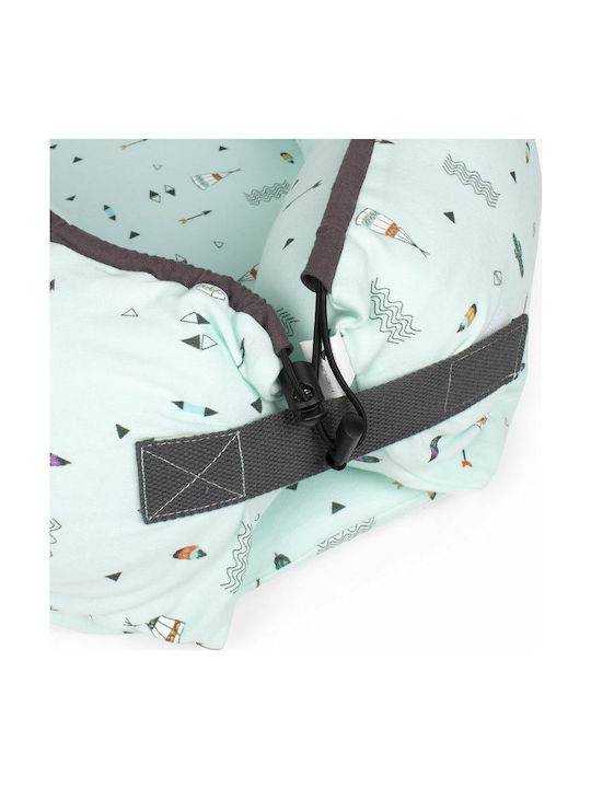 Don Algodon Baby Nest Pillow Estrella Gray