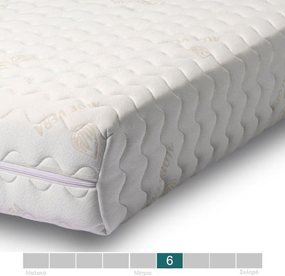 Bed & Home Memory Διπλό Ανατομικό Στρώμα Memory Foam χωρίς Ελατήρια 150x200cm με Aloe Vera