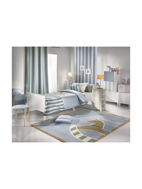 Saint Clair Toy Детски Плик за Завивка Единичен Памучен Синьо 160x220бр