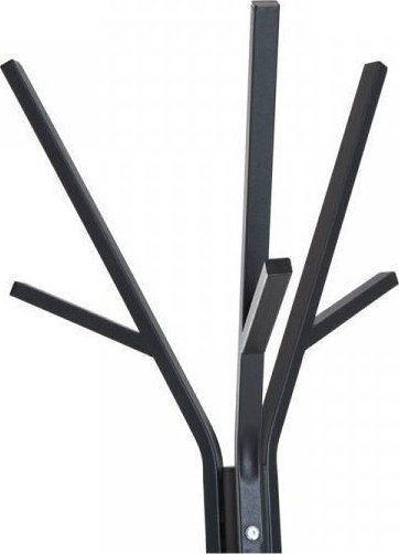 HomCom Cuiere de podea Metal Negru 45x45x180cm