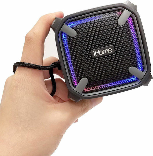 iHome iBT371 Waterproof Bluetooth Speaker 5W with Battery Life up to 8 hours Black