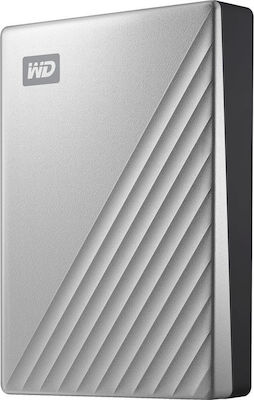 Western Digital My Passport Ultra USB-C / USB 3.1 Εξωτερικός HDD 5TB 2.5" Ασημί