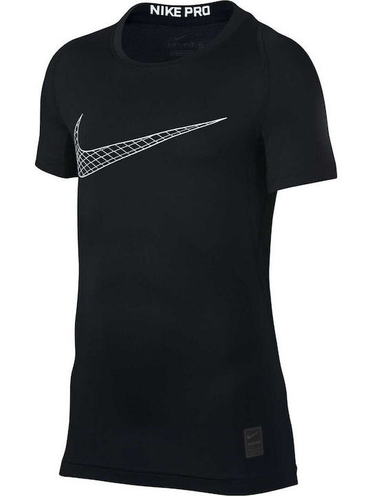 Compression Bluză Termică pentru Copii Dri-Fit Neagră