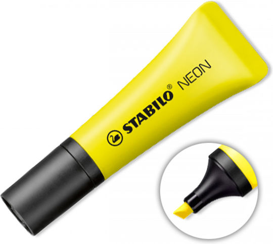 Stabilo Neon Highlighters 5mm Yellow 10pcs