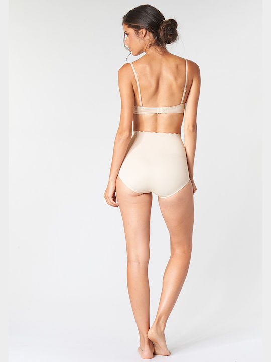 Plunge Push Up Plunge Bra Underwire Beige