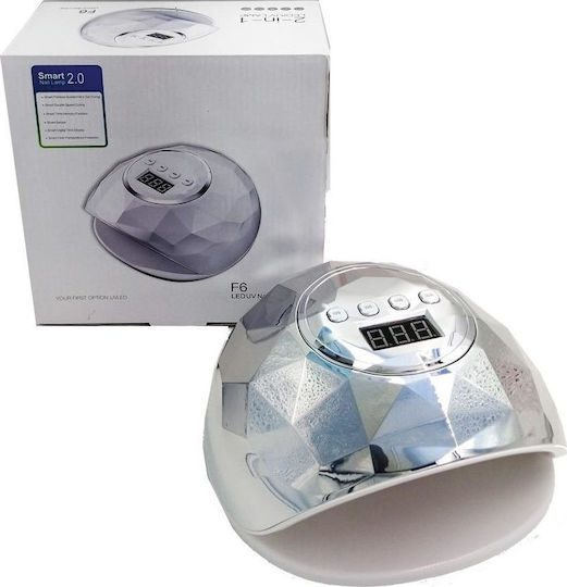 Mixcoco F6 Smart 2.0 Nail Polish Curing Lamp UV / LED 86W Silver