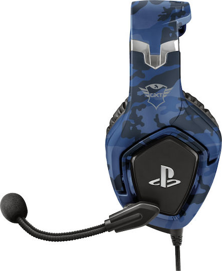 Trust GXT 488 Forze Über Ohr Gaming-Headset mit Verbindung 3,5mm Blau