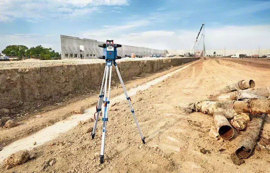 Bosch GRL 600 CHV Αυτορυθμιζόμενο Περιστροφικό Αλφάδι Laser Κόκκινης Δέσμης 18V με Εύρος Εργασίας 60m