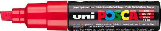 Posca PC-8K Ανεξίτηλος Μαρκαδόρος Κόκκινος (pc-8k) 8mm