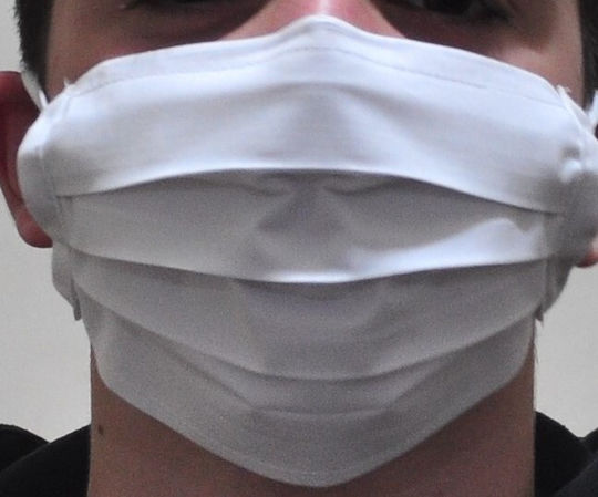 Mc Decor Fabric Protective Mask Zero White Protective Mask Fabric White MCD.MP.001 1pcs