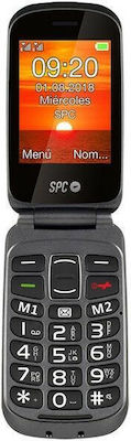 SPC Goliath Dual SIM Κινητό με Μεγάλα Κουμπιά (Αγγλικό Μενού) Μαύρο