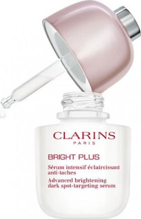 Clarins Bright Plus Moisturizing & Anti-aging Serum Face with Vitamin C & Hyaluronic Acid for Radiance & Revitalization 30ml