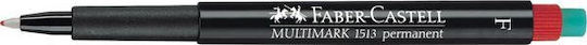 Faber-Castell Multimark 1523 Μαρκαδόροι για CD/DVD Κόκκινοι 0.4mm Σετ 10τμχ
