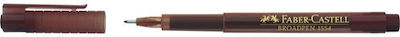 Faber-Castell Broadpen 1554 Design Marker 0.8mm Brown