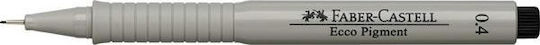 Faber-Castell Ecco Pigment Fineliner Design Markers 0.4mm Black 10pcs
