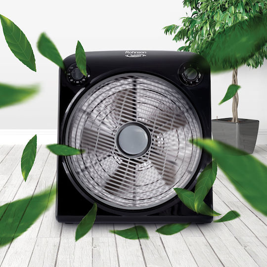 Rohnson Twister Box Ventilator 50W Lüfterdurchmesser 30cm Schwarz