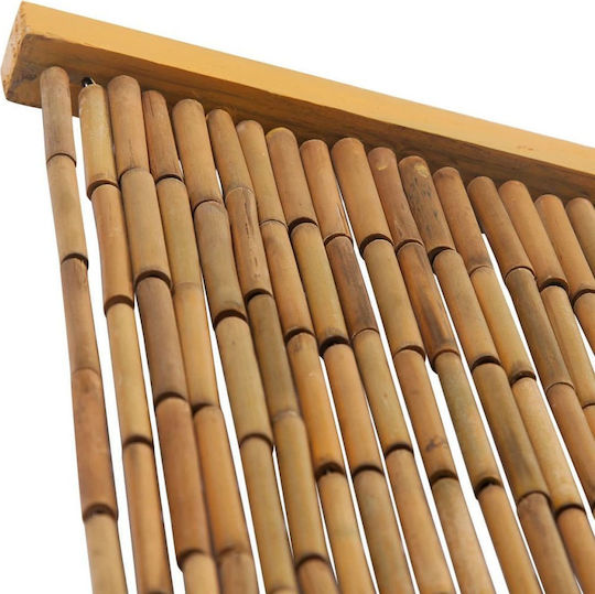vidaXL Bamboo Door Curtain Brown 90x220cm 43721