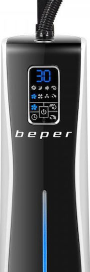 Beper Ανεμιστήρας Υδρονέφωσης 75W Διαμέτρου 38.5cm με Τηλεχειριστήριο Μαύρος