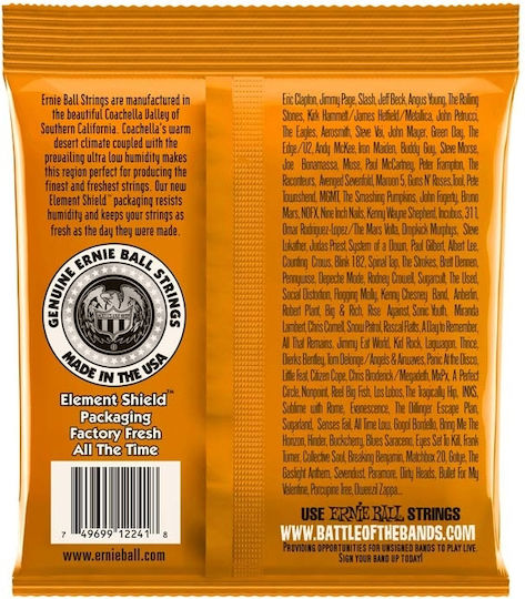 Ernie Ball Slinky RPS Set Nickel Wound Electric Guitar Strings 9 - 46 Hybrid