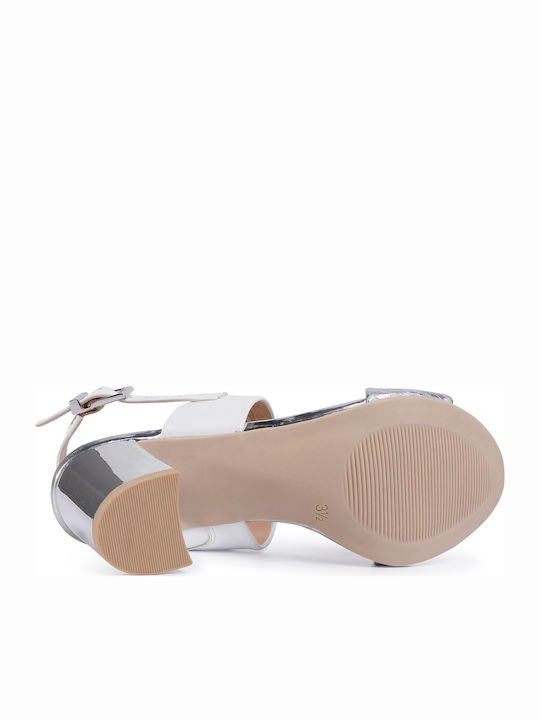 Leder Sandalen Weiß