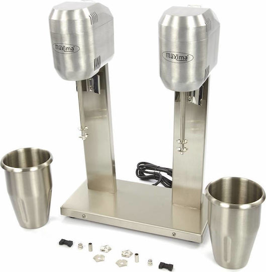Maxima Holland Επαγγελματική Φραπιέρα Double Cup Inox 800W με 2 Ταχύτητες
