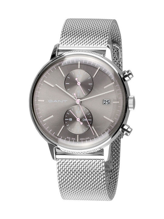 Gant Uhr Chronograph Batterie mit Silber Metallarmband GTAD08900499I