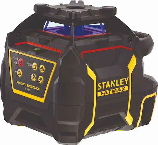 Stanley RL600 Περιστροφικό Αλφάδι Laser Κόκκινης Δέσμης 6V με Εύρος Εργασίας 30m