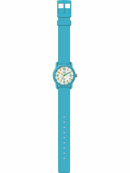 Q&Q Kids Analog Watch with Rubber/Plastic Strap Light Blue