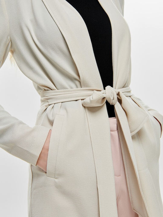 Only Blazer pentru femei Sacou Ecru