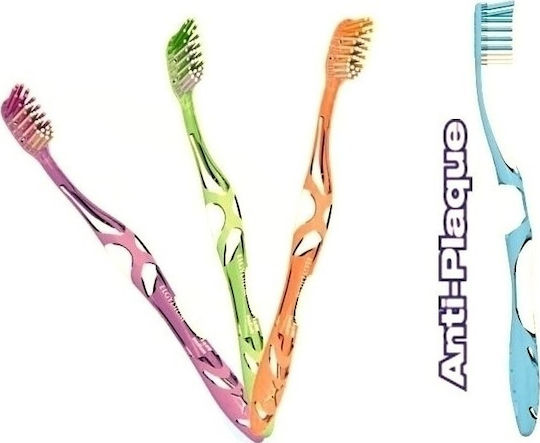 Elgydium Antiplaque Manual Toothbrush Soft Orange 1pcs