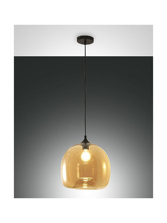 Fabas Luce Maia Pendant Light Single-Light for Socket E27 Honey