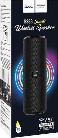 Hoco BS33 Voice Bluetooth Speaker 5W with Radio and Battery Life up to 5 hours Black