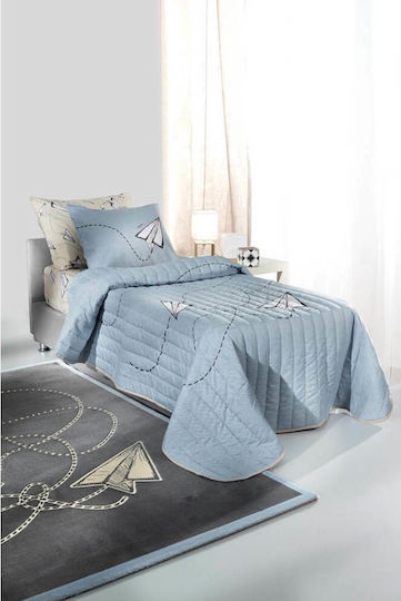 Saint Clair Blanket Fleece Fly Gray 160x220cm