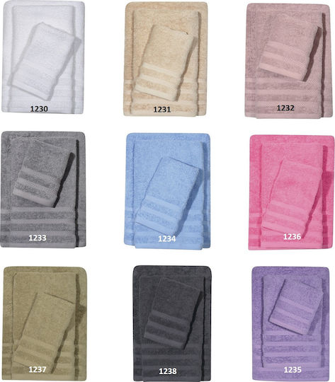 Das Home Bath Towel 46770140 70x140cm White Weight 500gr/m²