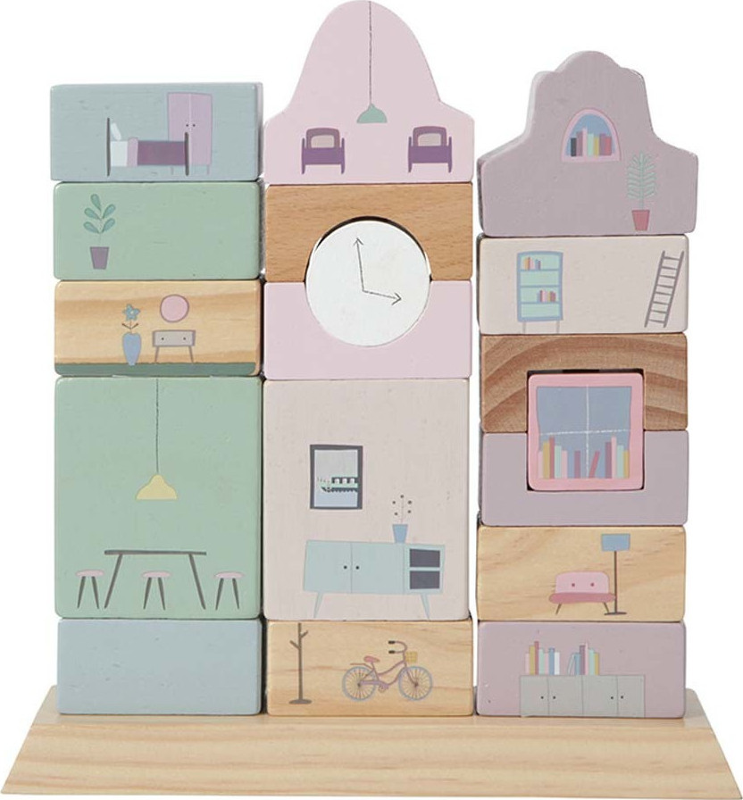 Little Dutch Wooden Blocks Adventure Pink Skroutz.gr