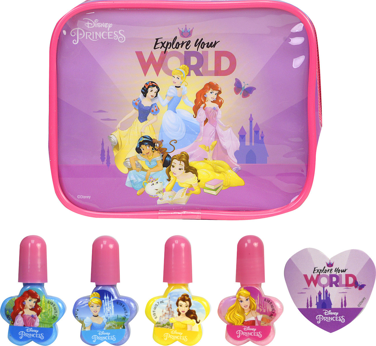 Markwins Disney Princess Nail Polish & Pouch Set Skroutz.gr